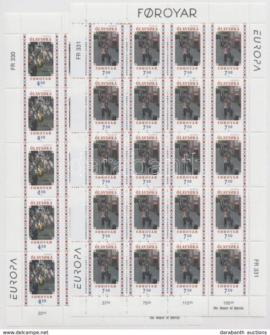 ** 1998 Europa CEPT Kisív Sor / Mi 338-339 Minisheets - Autres & Non Classés