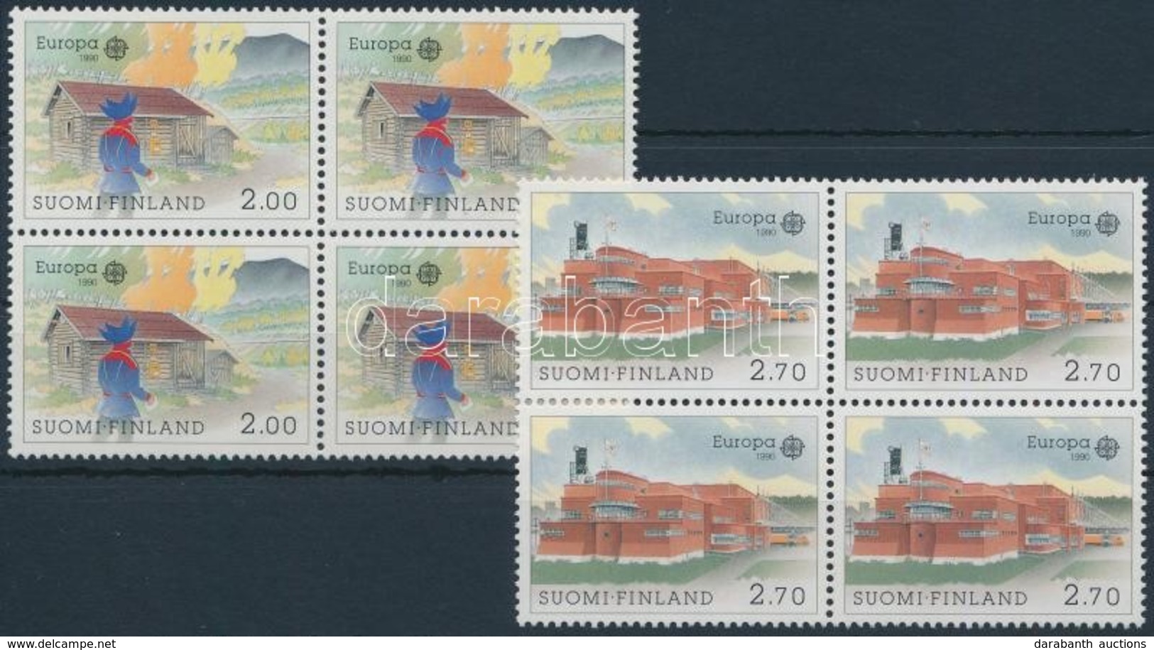 ** 1990 Europa CEPT: Postai Szolgáltatások Sor Négyestömbökben,
Europa CEPT: Postal Facilities Set In Blocks Of 4
Mi 110 - Altri & Non Classificati