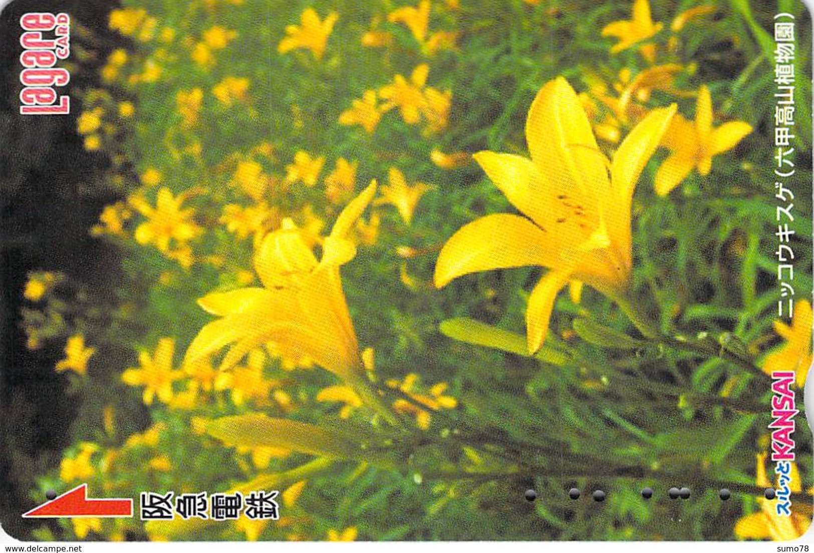 FLEUR - FLOWER - Carte Prépayée Japon - Flowers