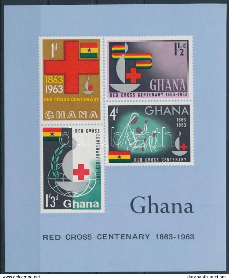 ** 1963 Vöröskereszt Blokk,
Red Cross Block
Mi 8 - Altri & Non Classificati