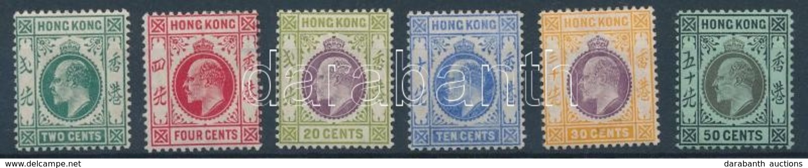 * 1907/1911 Forgalmi Bélyegek / Definitive Stamps Mi A 91-96 - Autres & Non Classés