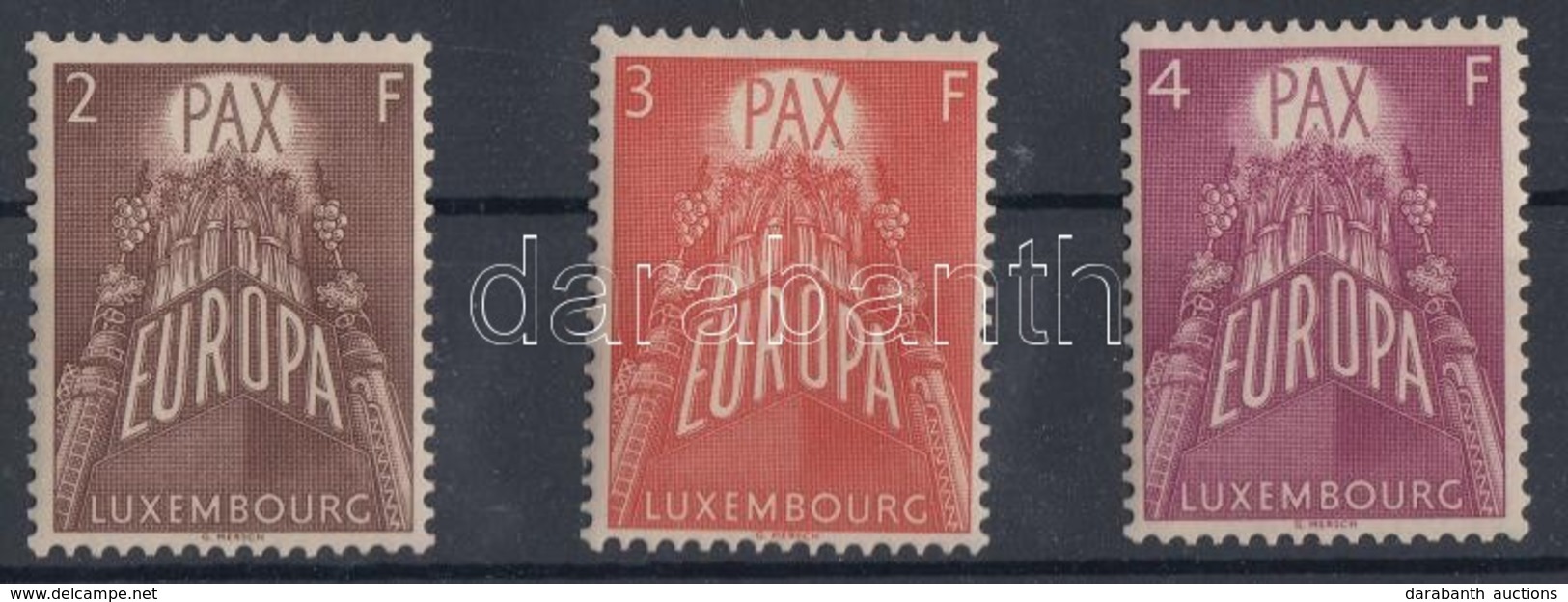 ** 1957 Europa CEPT Sor Mi 572-574 - Altri & Non Classificati