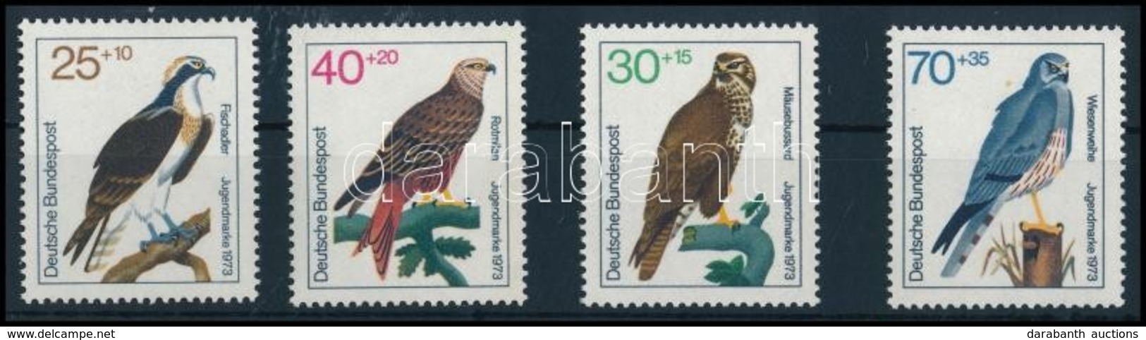 ** 1973 Madarak Sor,
Birds Set
Mi 754-757 - Altri & Non Classificati