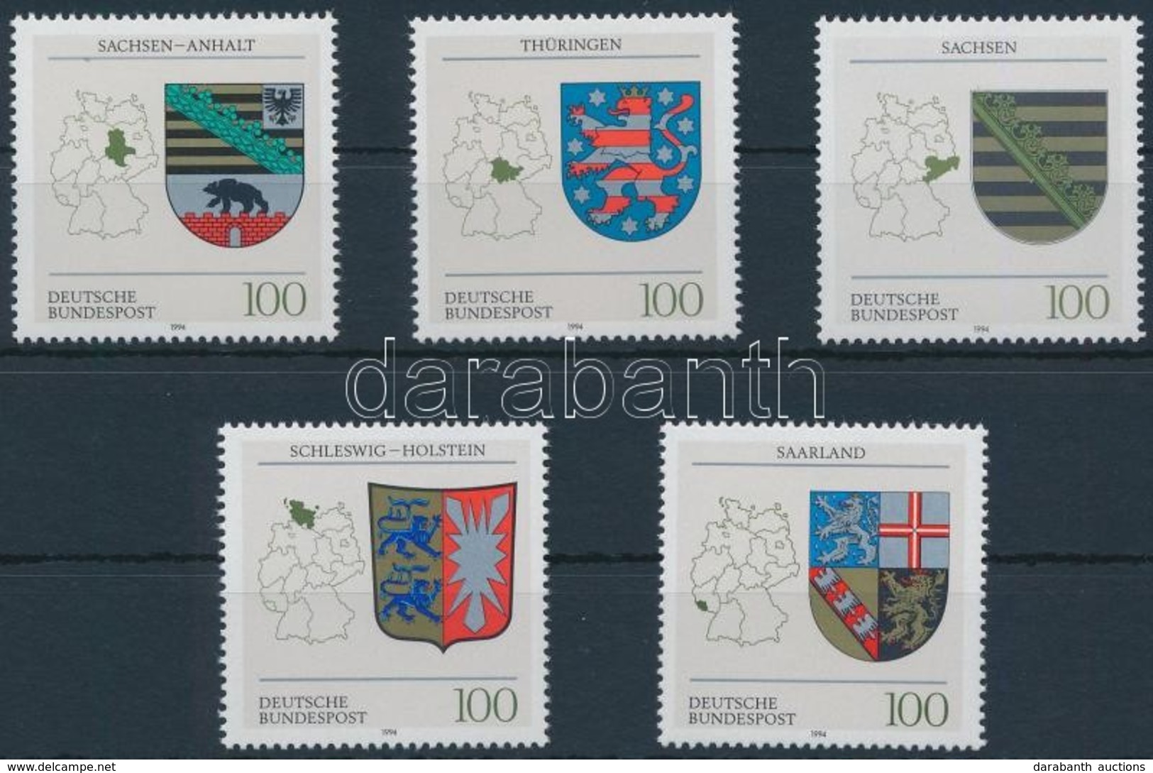 ** 1994 Címerek Sor,
Coat Of Arms Set
Mi 1712-1716 - Altri & Non Classificati