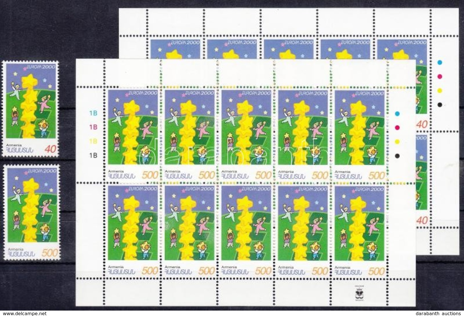 ** 2000 Europa CEPT: Európa Sor + Kisív Pár Mi 375-376 - Sonstige & Ohne Zuordnung