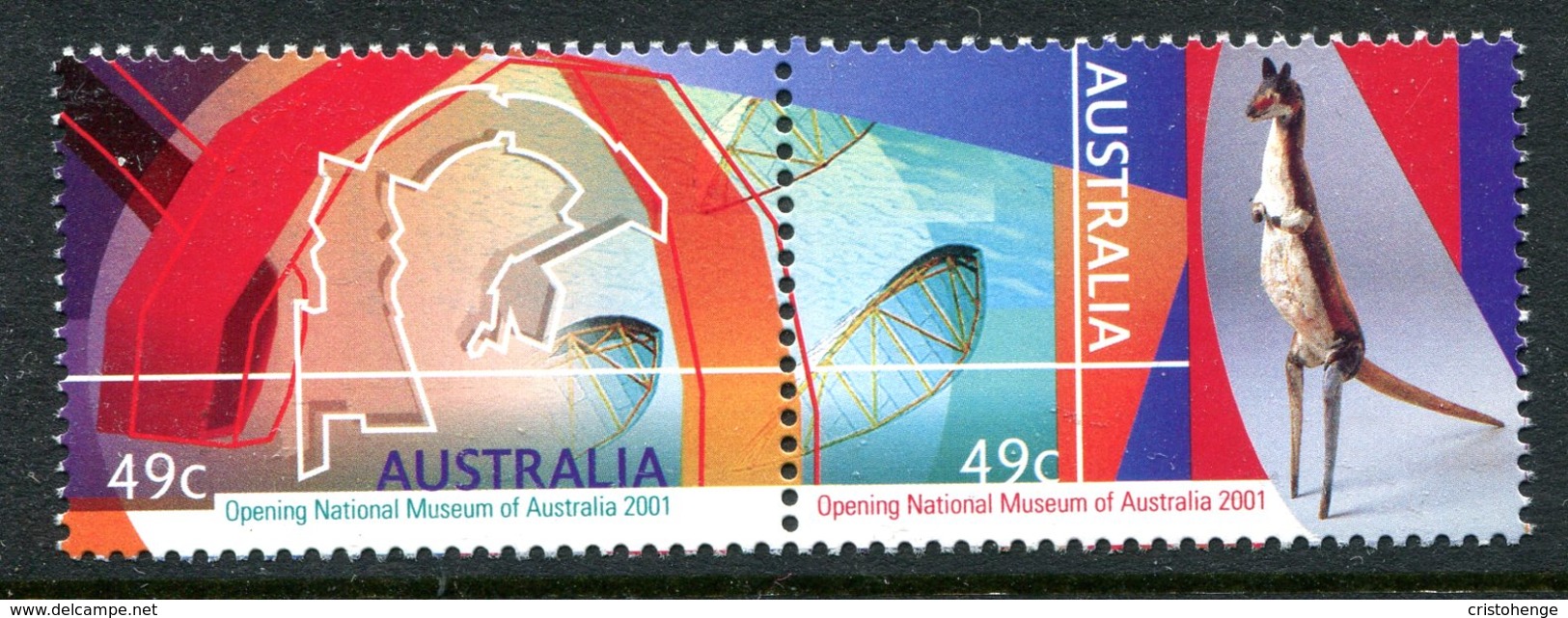 Australia 2001 Opening Of The National Museum, Canberra Set MNH (SG 2075-2076) - Mint Stamps