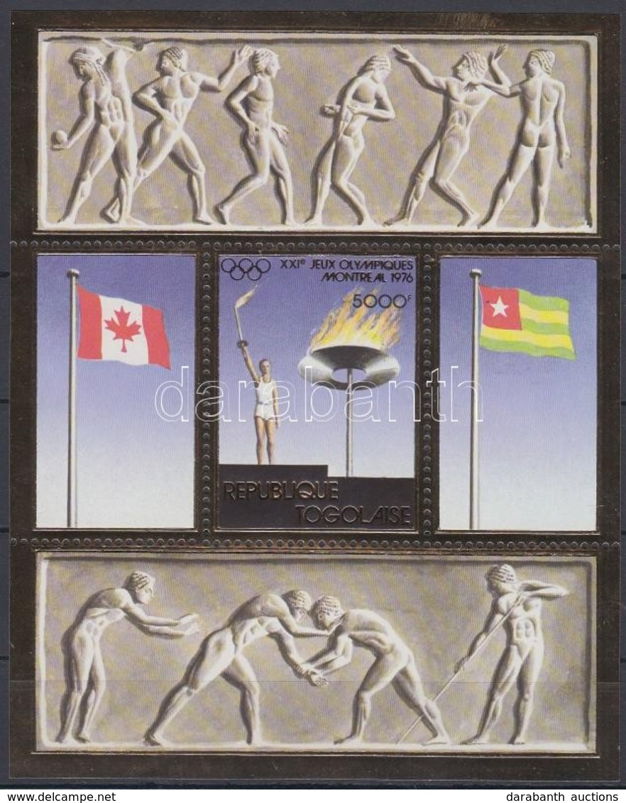 ** 1976 Montreali Nyári Olimpia Blokk Mi 100 A - Autres & Non Classés