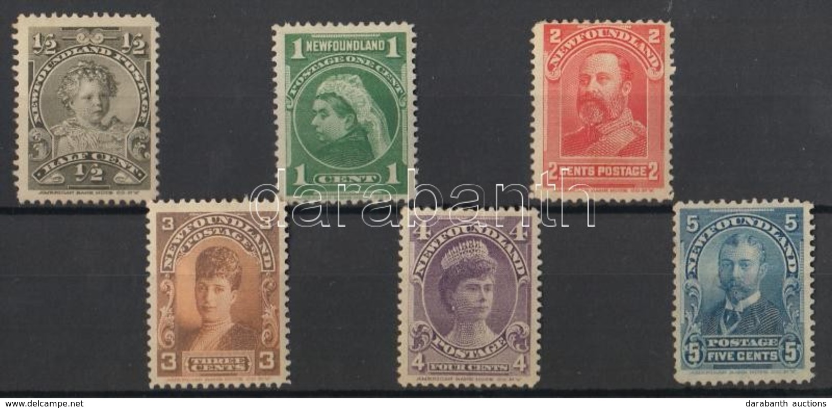 * 1897-1918 Forgalmi Bélyeg Sor/ Definitive Stamp Set Mi 61-66 - Altri & Non Classificati