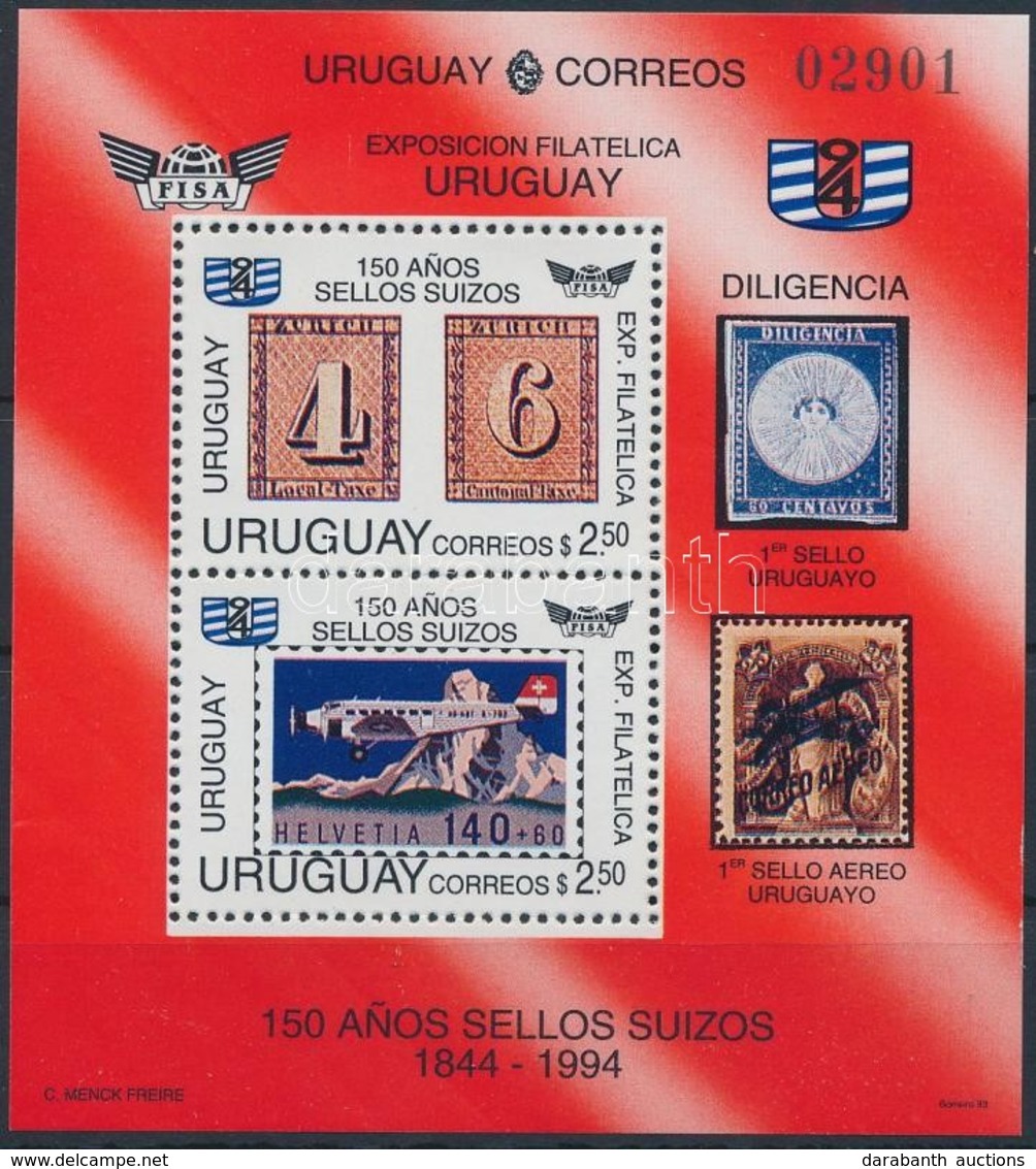 ** 1993 Bélyegkiállítás Blokk,
Stamp Exhibition Block
Mi 61 - Altri & Non Classificati