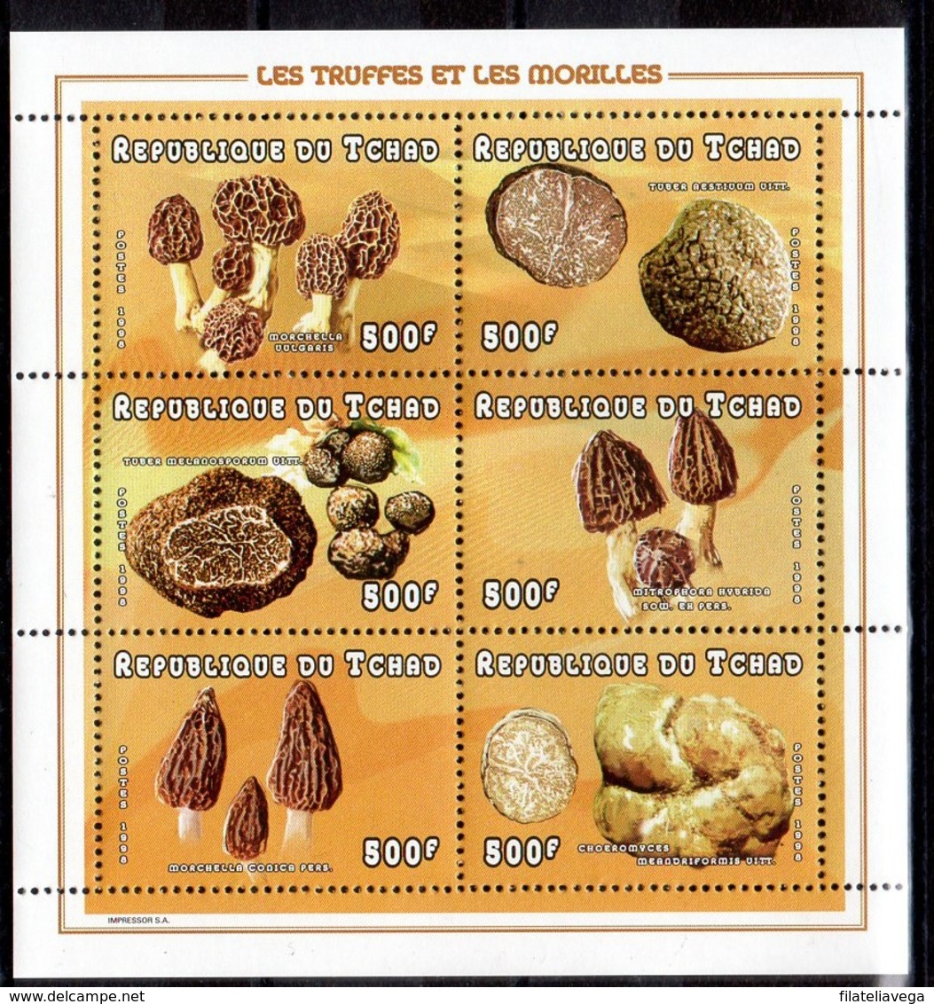 Serie De Tchad Nº Yvert 967/72 ** SETAS (MUSHROOMS) - Hongos