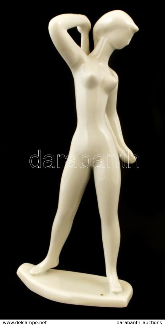 Drasche Akt Figura. Jelzett, Hibátlan 20 Cm - Altri & Non Classificati