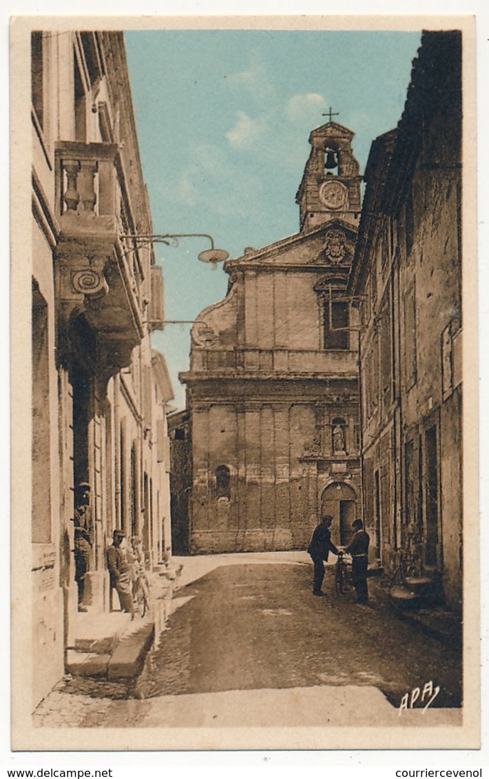 CPA - BÉDARRIDES (Vaucluse) - Eglise Et Hôtel De Ville - Otros & Sin Clasificación