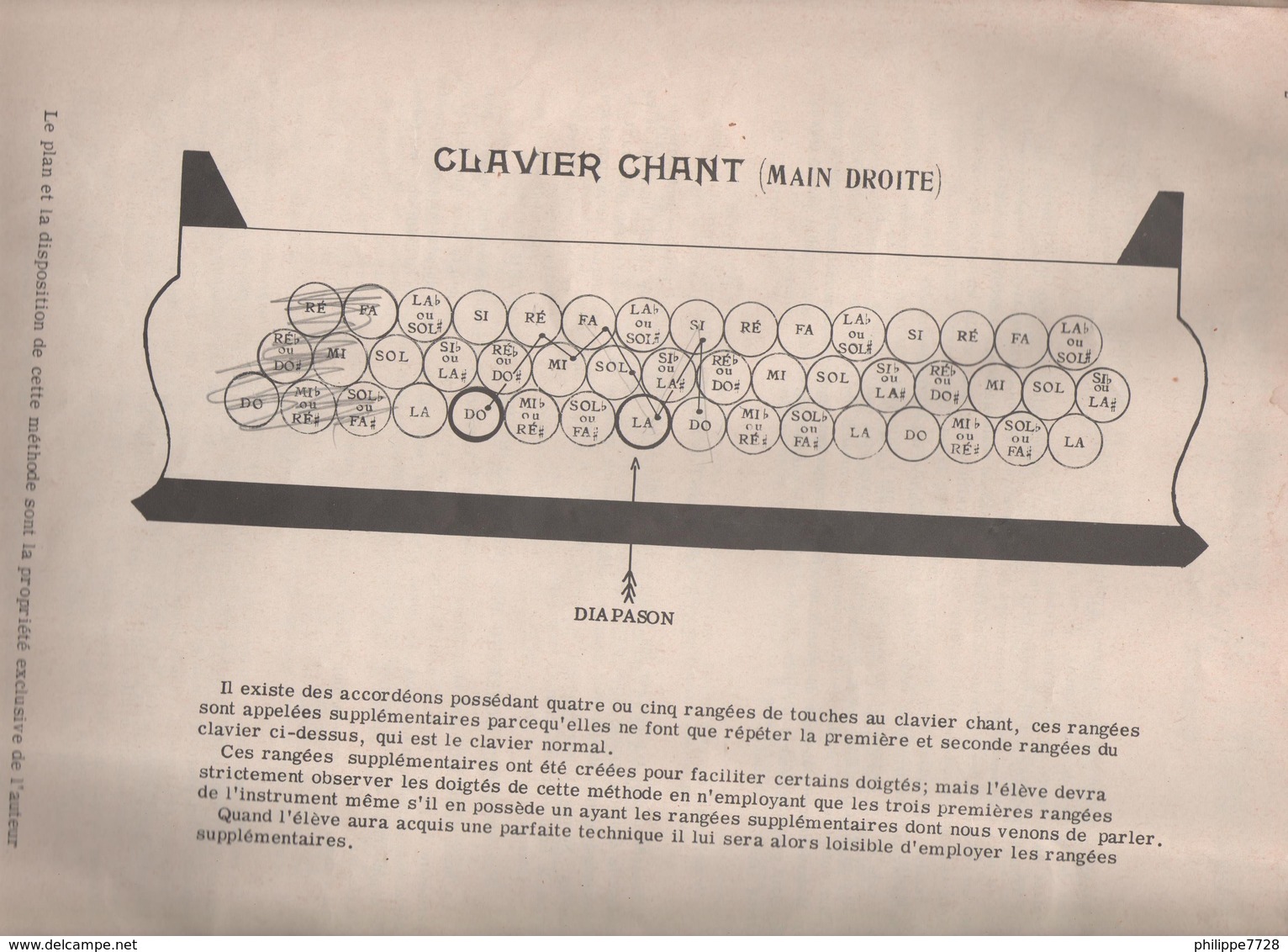 Méthode D' Accordéon Chromatique 1 ère Année Par Médard Ferrero  1968 - Unterrichtswerke