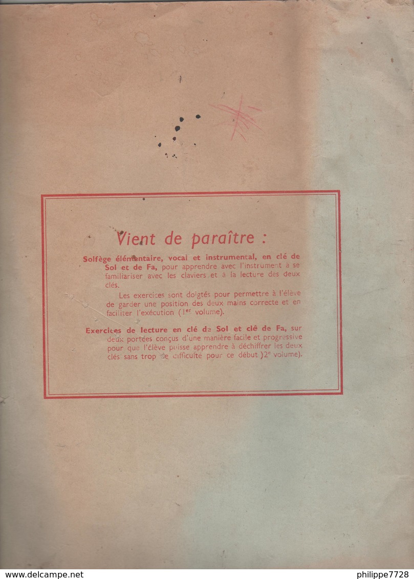 Méthode d' Accordéon chromatique 1 ère année par Médard Ferrero  1968