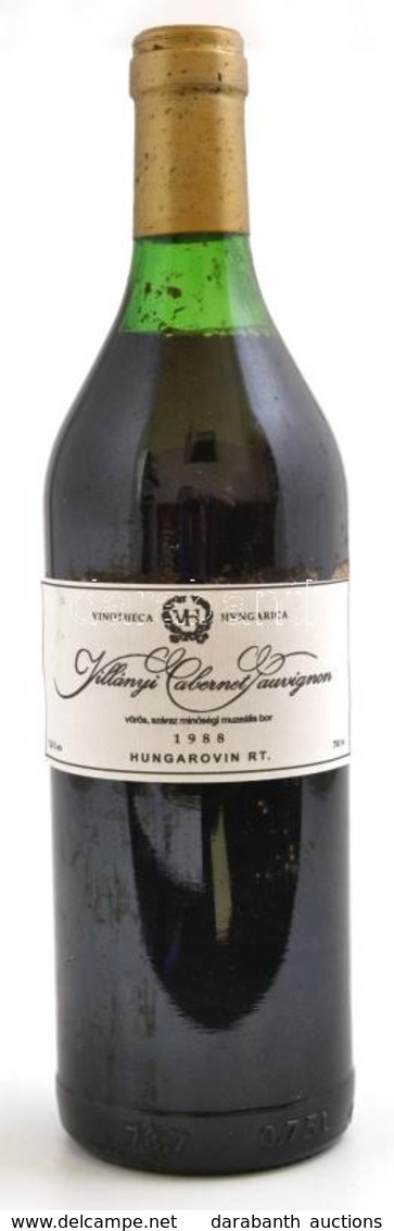 1988 Villányi Cabernet Sauvignon Bontatlan Palack Vörösbor Jó évjáratból. Vinotheca Hungarica - Altri & Non Classificati