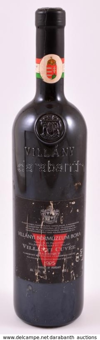 1995 Villányi Bormúzeum Bora Villányi Cuveé Bontatlan Palack Vörösbor - Altri & Non Classificati