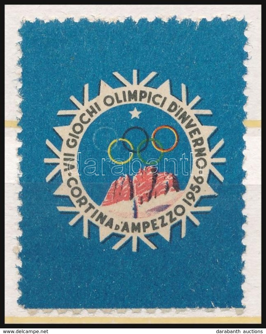 1956 Téli Olimpia Levélzáró - Non Classificati