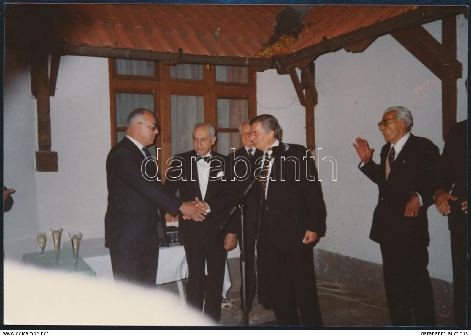 Cca 1992  Antall József Miniszterelnök és O'sváth György Konzervatív Politikus, A Miniszterelnök Személyes Tanácsadója é - Autres & Non Classés