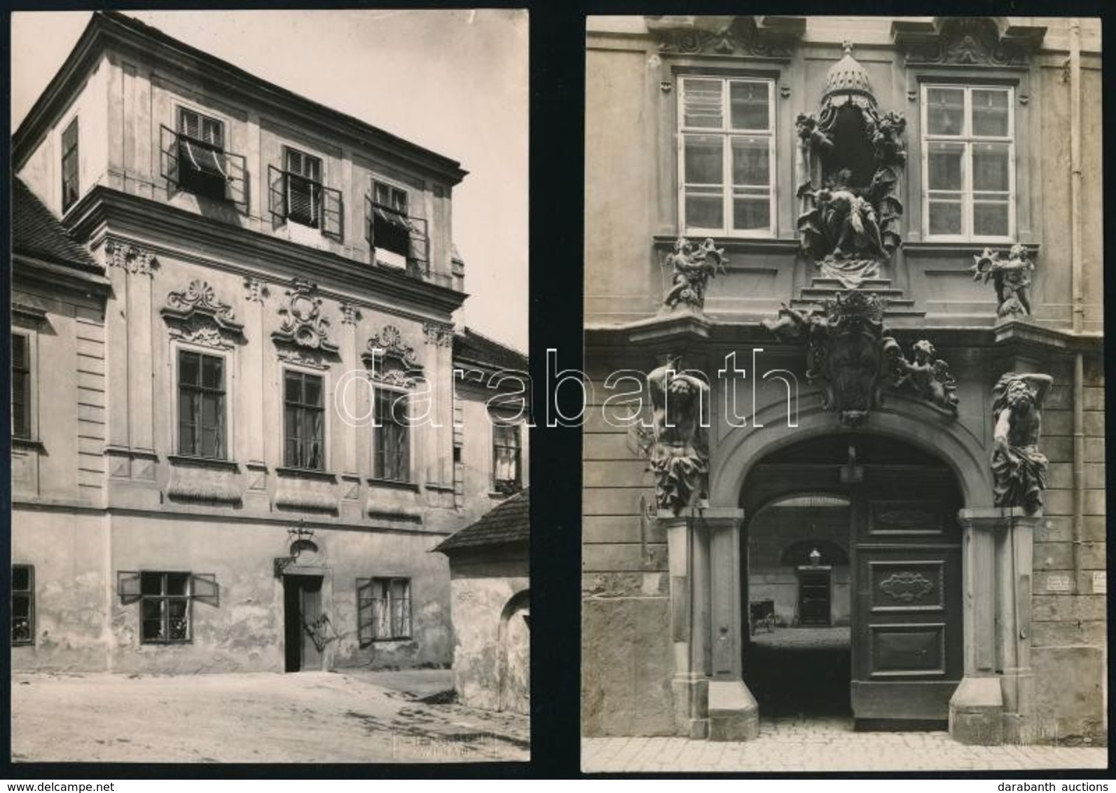 Bruno Reiffenstein (1868-1951): Bécsi Városképek 5 Db Feliratozott, Pecséttel és Szárazpecséttel Jelzett Fotó / Austrian - Autres & Non Classés