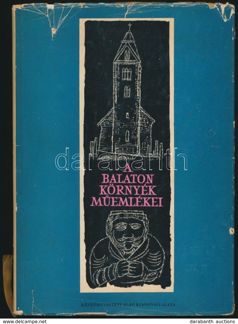 Entz Géza - Gerő László: A Balaton-környék Műemlékei. Bp., 1958, Képzőművészeti Alap Kiadóvállalata. Kiadói Egészvászon- - Andere & Zonder Classificatie