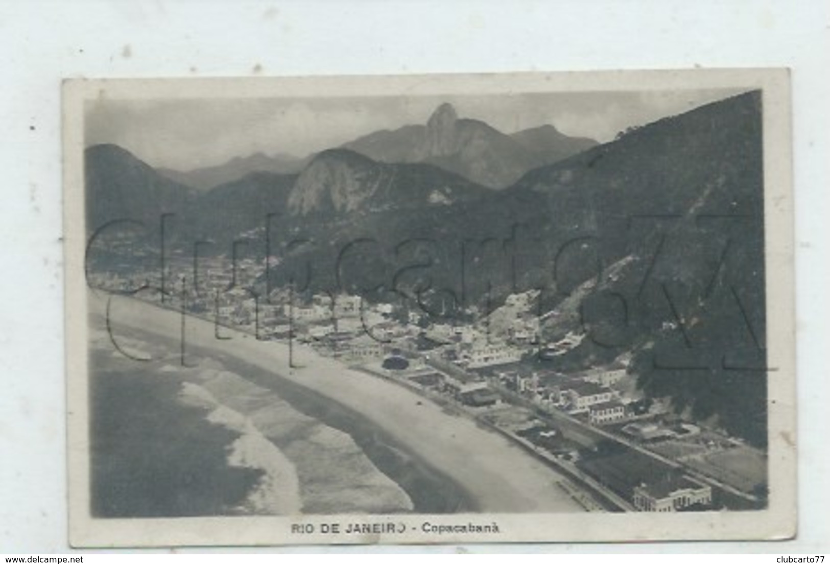 Rio De Janeiro (Brésil) : Vue Aérienne Générale Du Quartier De Copacabana En 1931 PF - Rio De Janeiro