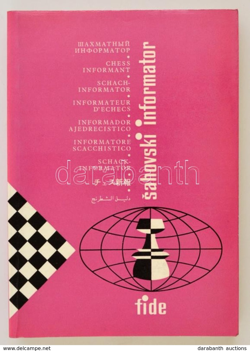 1988 FIDE Sakk Informator. Chess Informant. 455p. - Non Classés