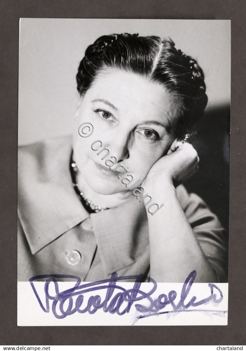 Teatro Cinema - Autografo Dell'attrice Paola Borboni - 1969 - Altri & Non Classificati