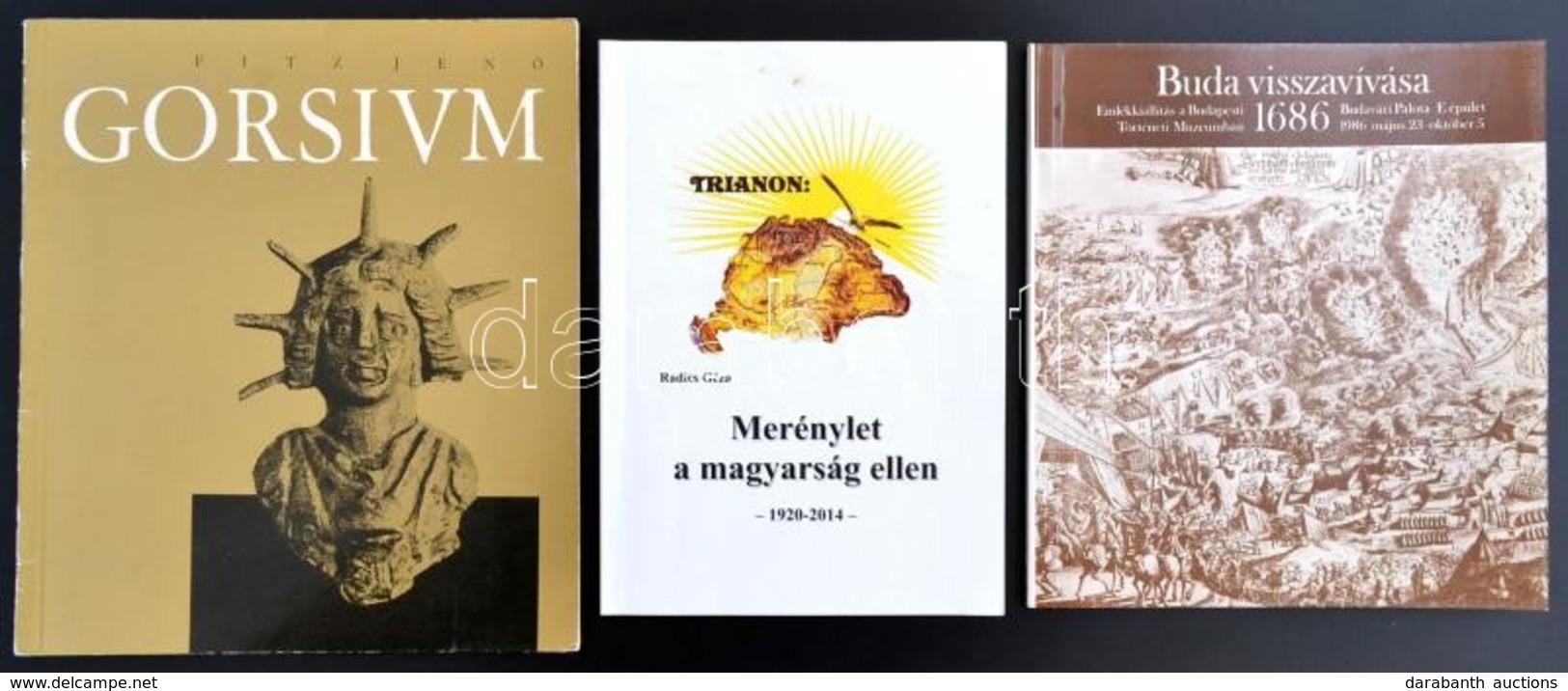 Vegyes Könyvtétel, 3 Db:
 Fitz Jenő: Gorsium. A Táci Római Kori ásatások. Székesfehérvár, 1970, István Király Múzeum. Ha - Non Classés