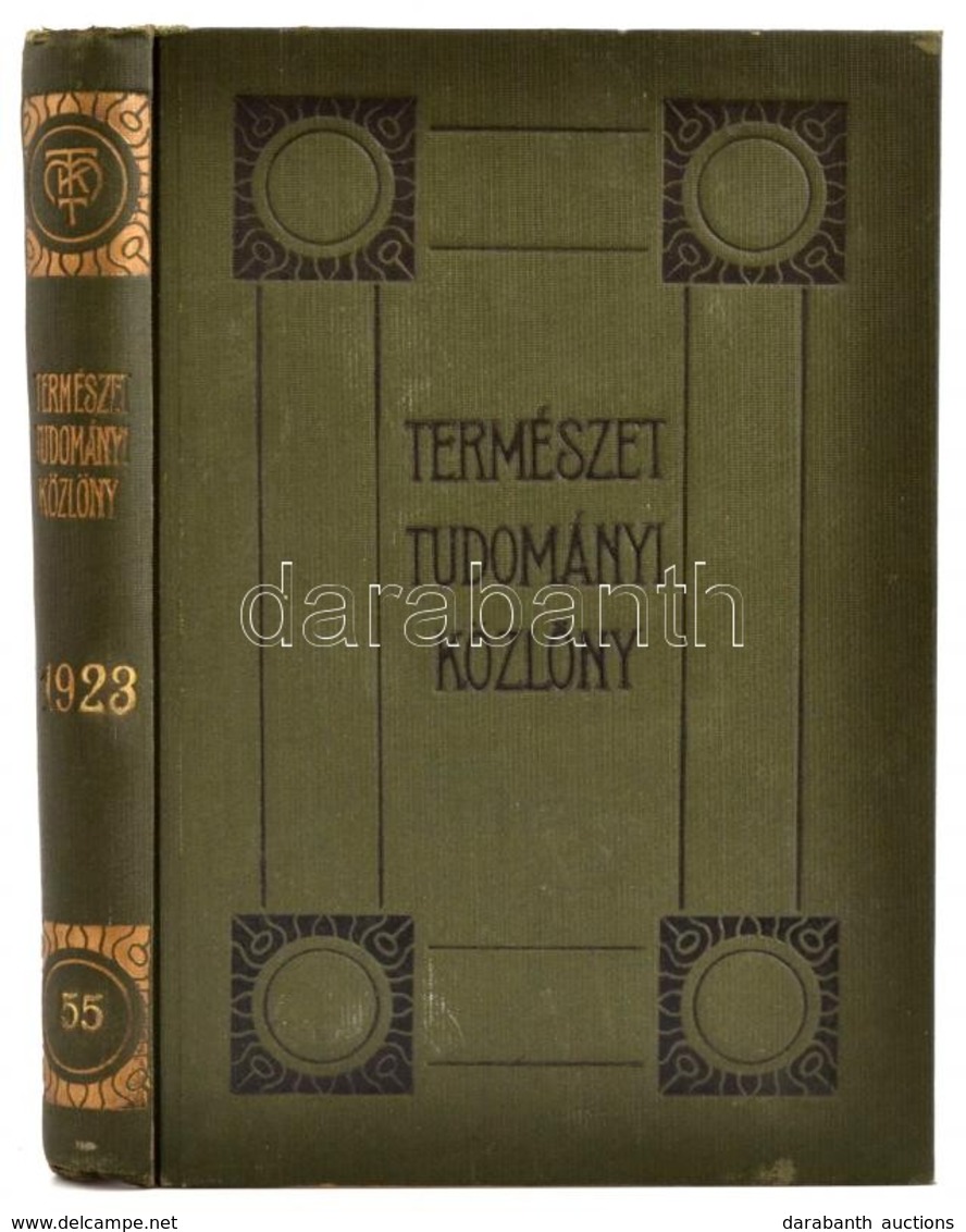 1923 Természettudományi Közlöny. Szerk.: Dr. Gorka Sándor. LV. Kötet. 799 (helyesen 803)-806.,808. Füzetek. Nem Teljes é - Ohne Zuordnung