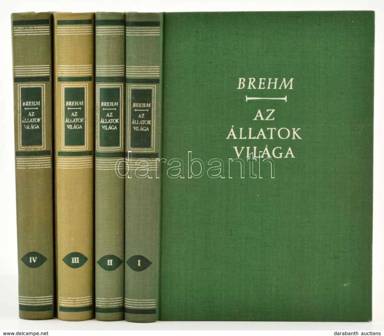 Alfred Edmund Brehm: Az állatok Világa I-IV. Teljesen átdolgozta Dr. Walter Rammner. Bp., 1957-1959, Bibliotheca - Gondo - Non Classificati