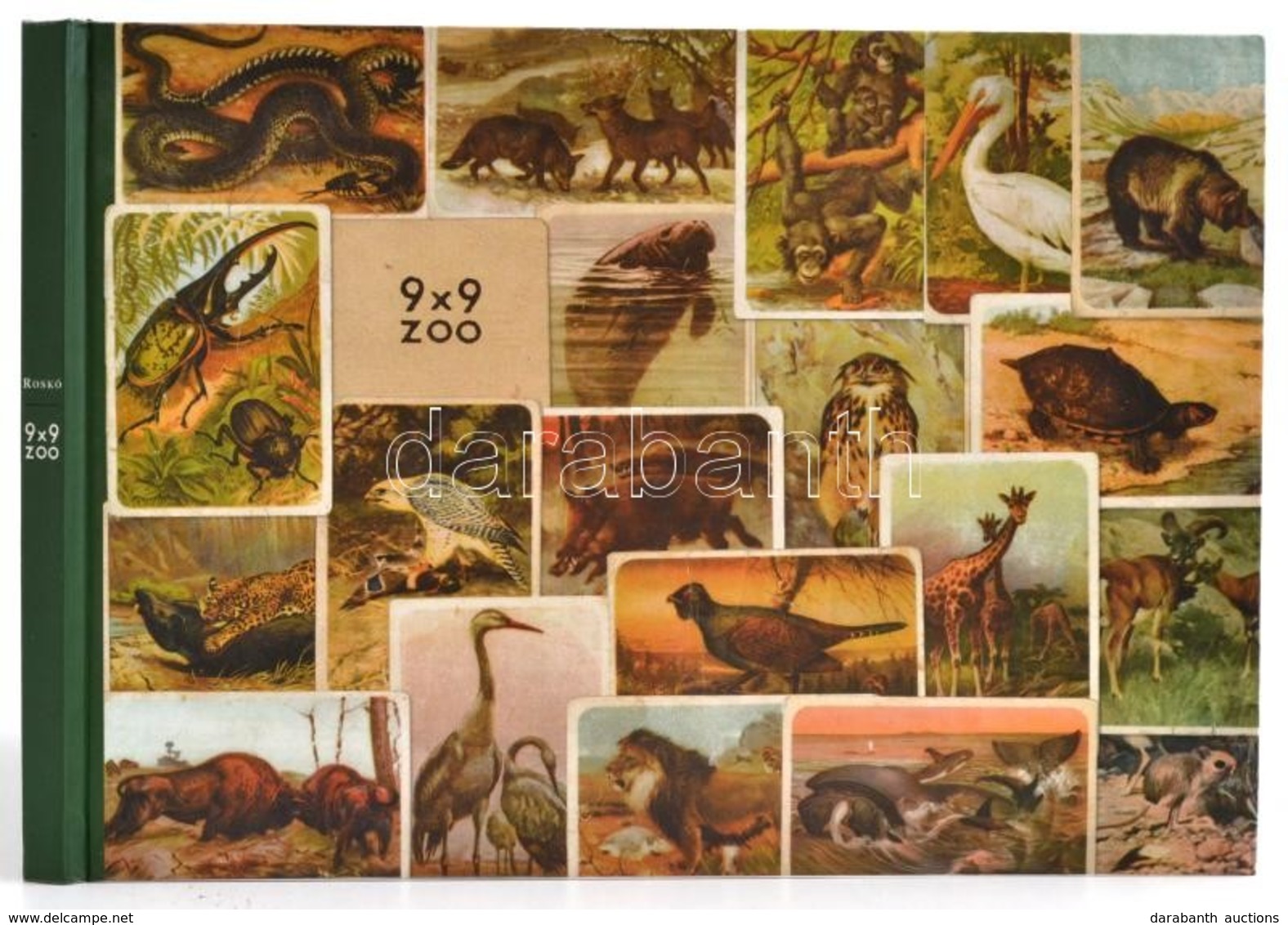 Roskó Gábor: 9x9 Zoo. Bp.,2001, K. Bazovsky Ház. Kiadói Kartonált Papírkötés, Jó állapotban. - Non Classificati
