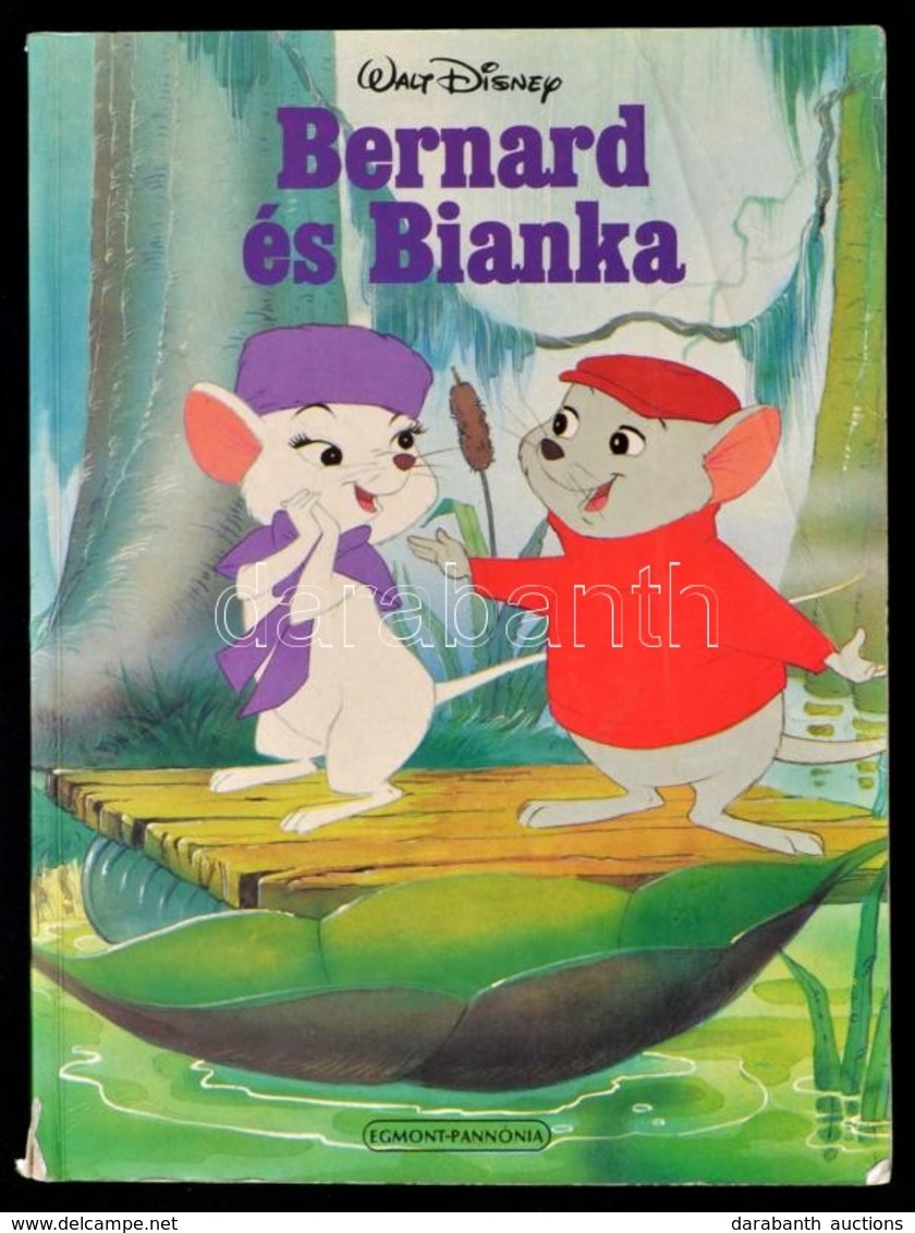 Walt Disney: Bernard és Bianka. Az Egérrendőrség. Bp.,1992, Egmont-Pannónia. Kiadói Papírkötés, Az Elülső Borítója Kissé - Non Classés