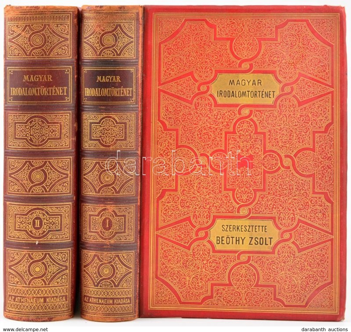 Beöthy Zsolt (szerk.): A Magyar Irodalom Története I-II. Képes Díszmunka Két Kötetben. Budapest, 1896, Athenaeum, 6+516+ - Unclassified