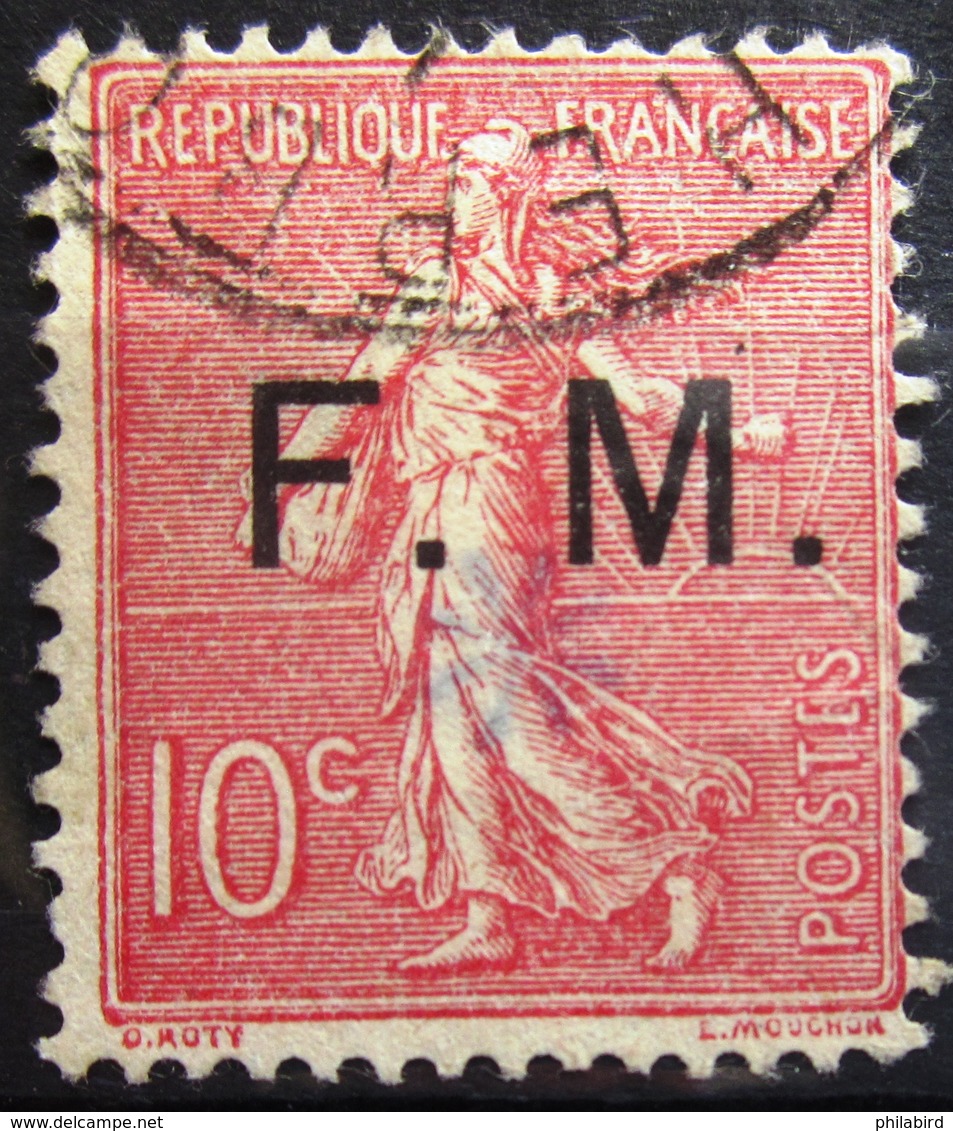 FRANCE              F.M 4              OBLITERE - Timbres De Franchise Militaire