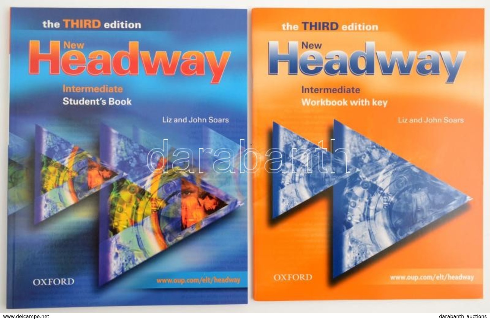 Liz And John Soars: New Headway. Intermediate Student's Book. The Third Edition. Tankönyv + Munkafüzet, Kitöltetlen, Jó  - Non Classés