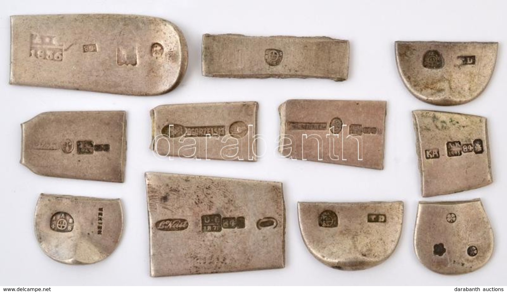Ezüst(Ag) Antik Beütő Gyűjtemény, 11 Db, Nettó: 60,8 G - Altri & Non Classificati