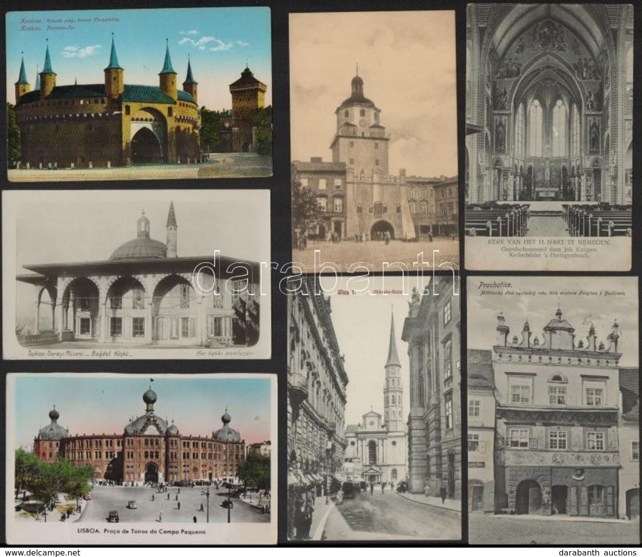 ** * 50 Db RÉGI Külföldi Városképes Lap Jó Minőségben / 50 Pre-1945 European Town-view Postcards In Good Condition - Non Classificati