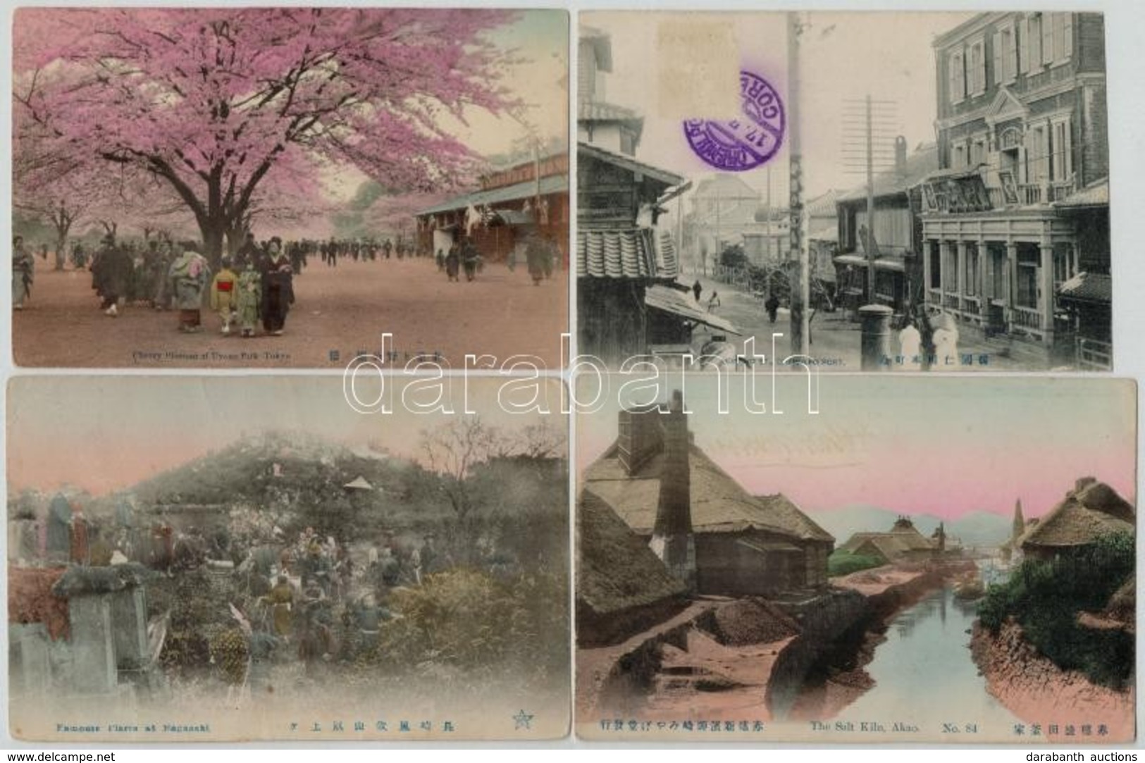 ** * 9 Db RÉGI Japán Képeslap / 9 Pre-1945 Japanese Postcards - Non Classificati