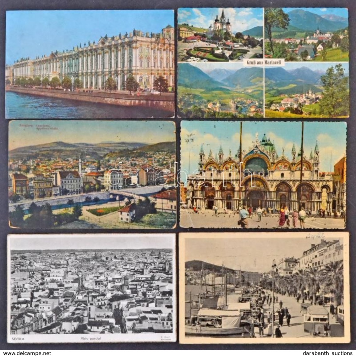 ** * Kb. 125 Db MODERN Külföldi Városképes Lap / Cca. 125 Modern European Town-view Postcards - Non Classificati