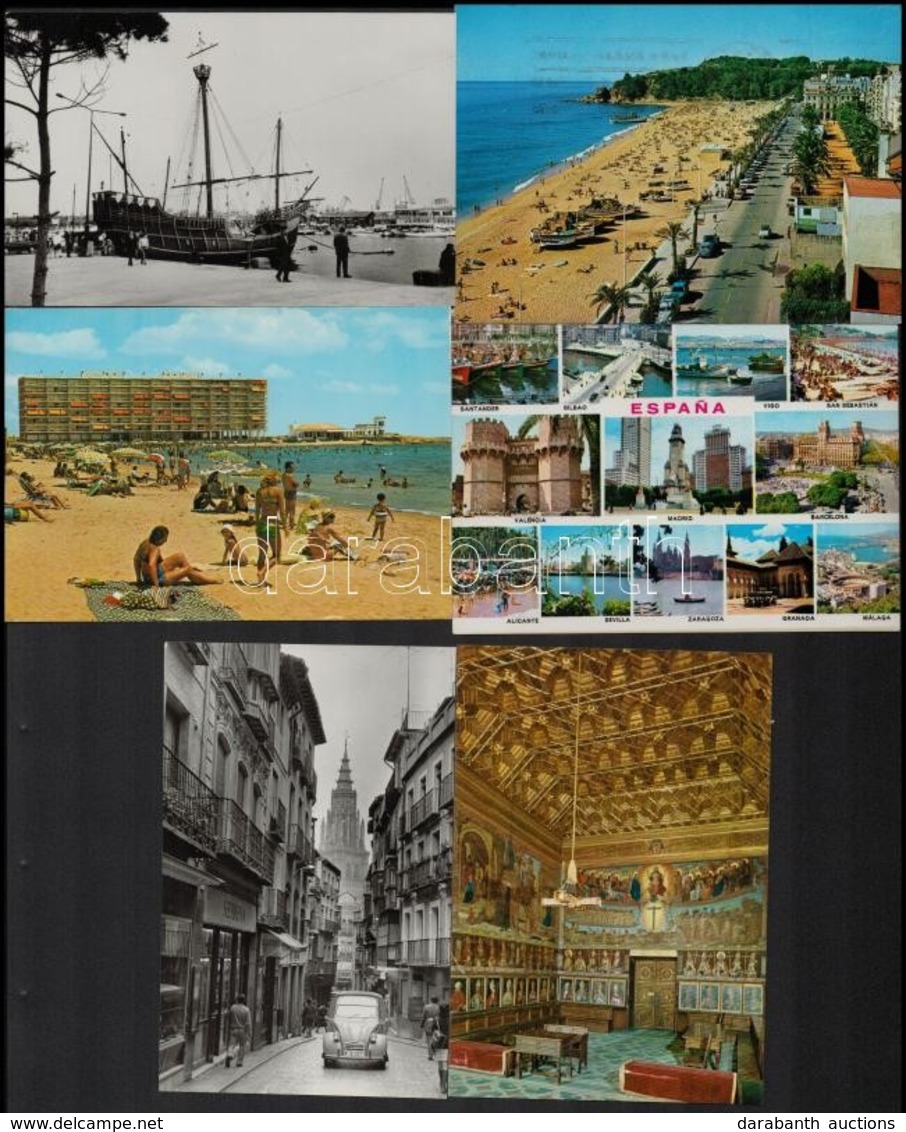 ** * 50 Db MODERN Spanyol Városképes Lap / 50 Modern Spanish Town-view Postcards - Zonder Classificatie