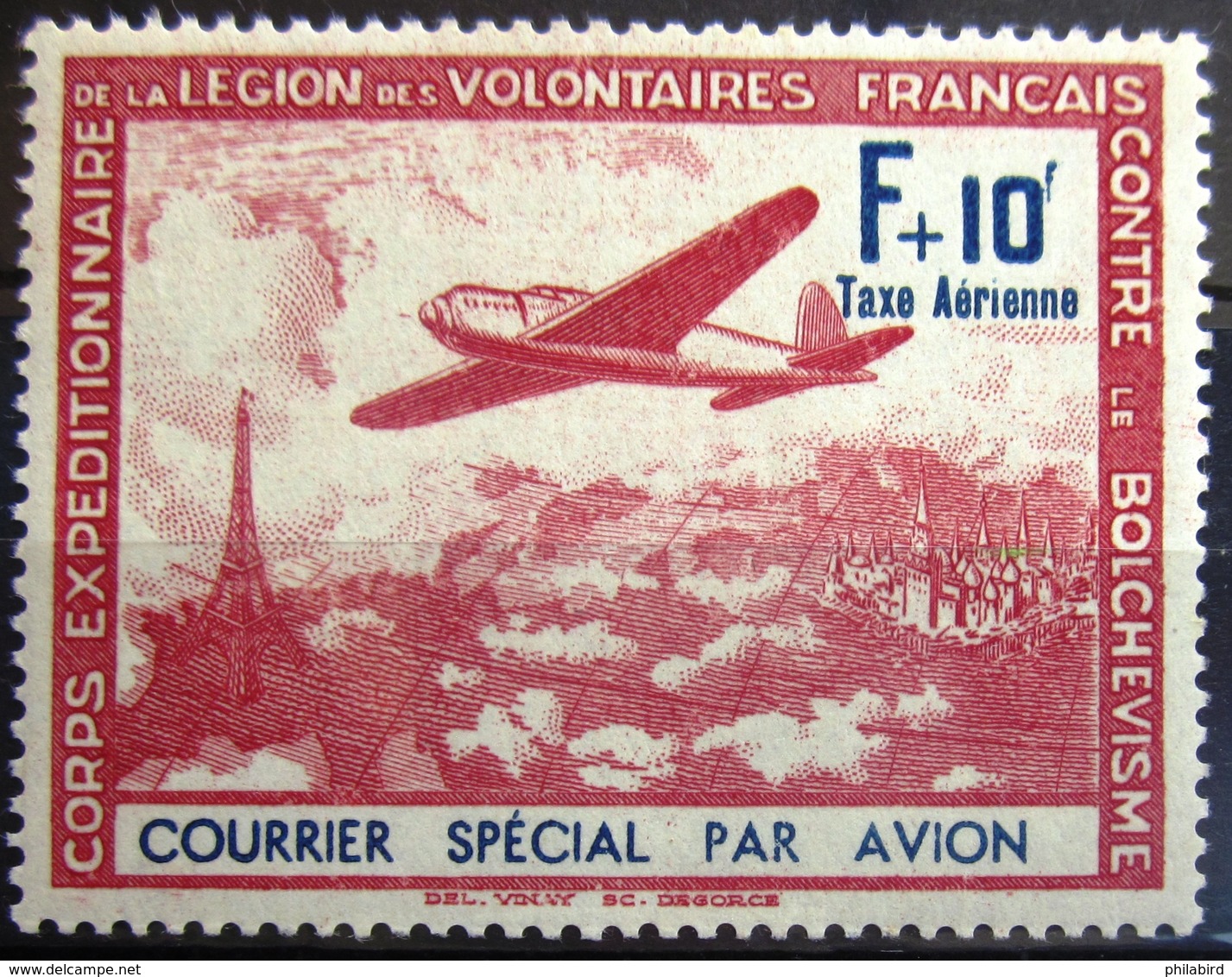 FRANCE              L.V.F 3             NEUF* - Guerre (timbres De)