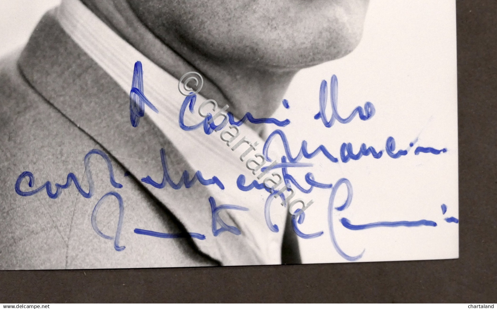 Cinema Teatro - Autografo Dell'attore Renato De Carmine - Anni '60 - Altri & Non Classificati