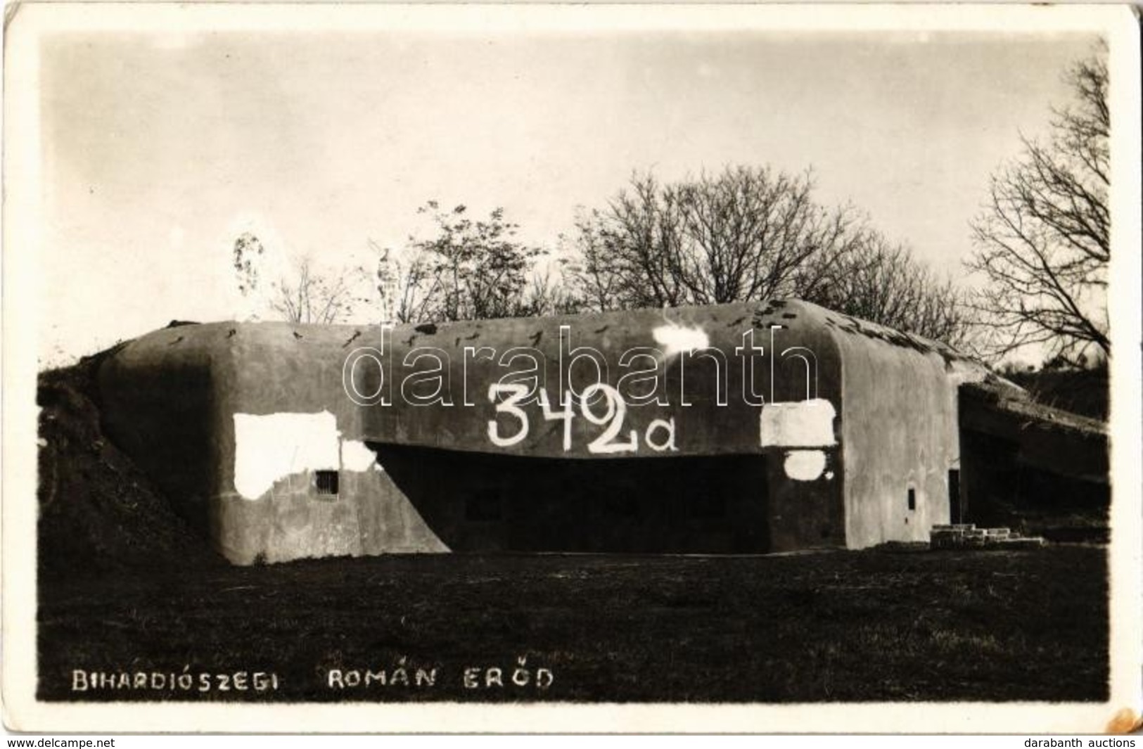 ** T2/T3 Bihardiószeg, Diosig; 342a. Román Erőd (betonbunker) / Romanian Fortress (concrete Bunker). Photo - Non Classés