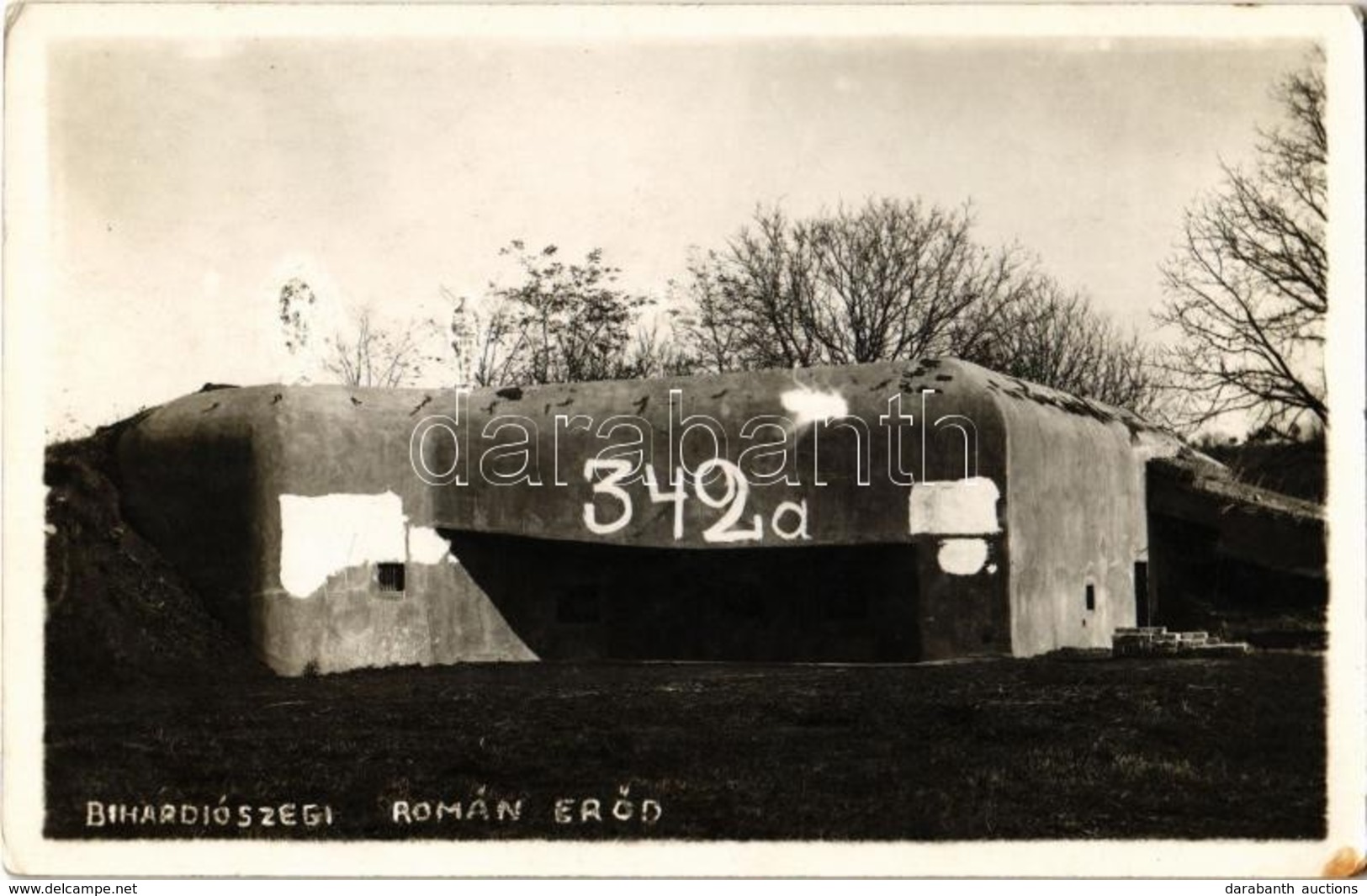 ** T2/T3 Bihardiószeg, Diosig; 342a. Román Erőd (betonbunker) / Romanian Fortress (concrete Bunker). Photo - Non Classificati