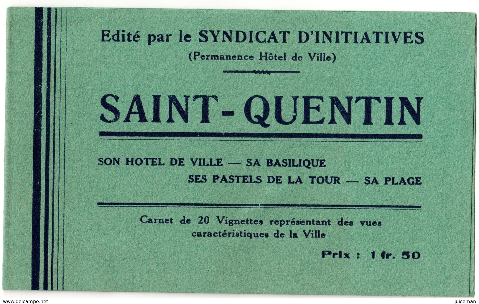 BAS-RHIN - SAINT-QUENTIN - Plaquette Touristique De 4 Timbres Complet - Autres & Non Classés