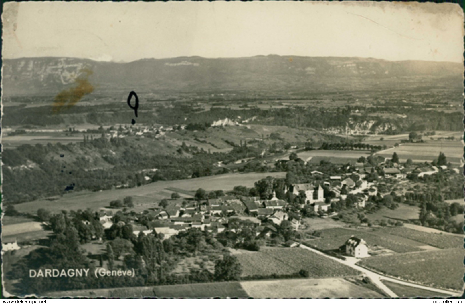 CH DARDAGNY /  Vue Aérienne / Carte Glacée - Dardagny