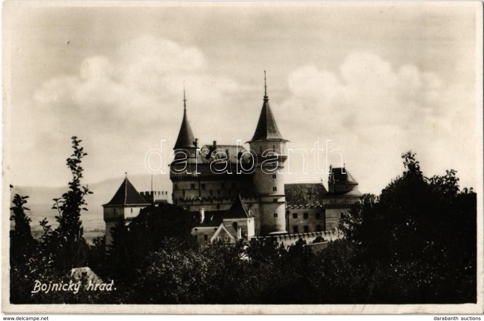 T2/T3 1929 Bajmóc, Bojnice; Gróf Pálffy Kastély, Várkastély / Bojnicky Hrad (zámok) / Castle - Non Classificati