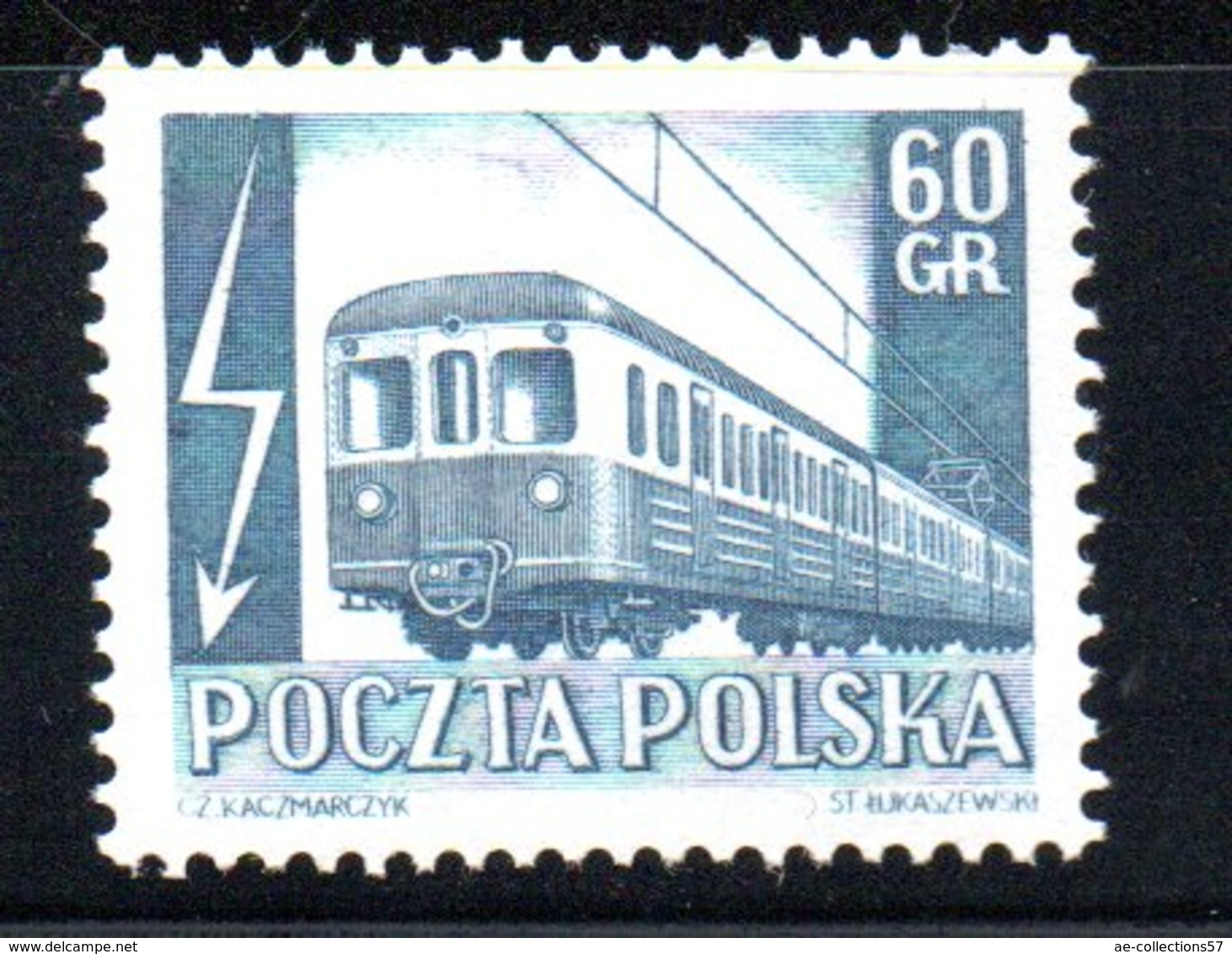 Pologne /  N 739 / 60gr Bleu  / NEUF** / Côte 12 € - Neufs