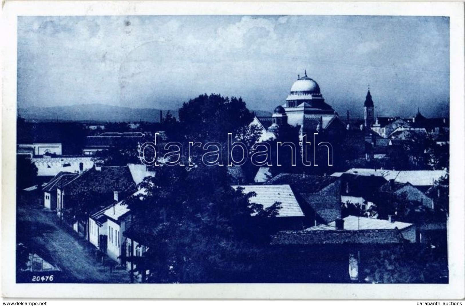 T2 Losonc, Lucenec; Látkép A Zsinagógával / General View With Synagogue + 1938 Losonc Visszatért So. Stpl. - Non Classés