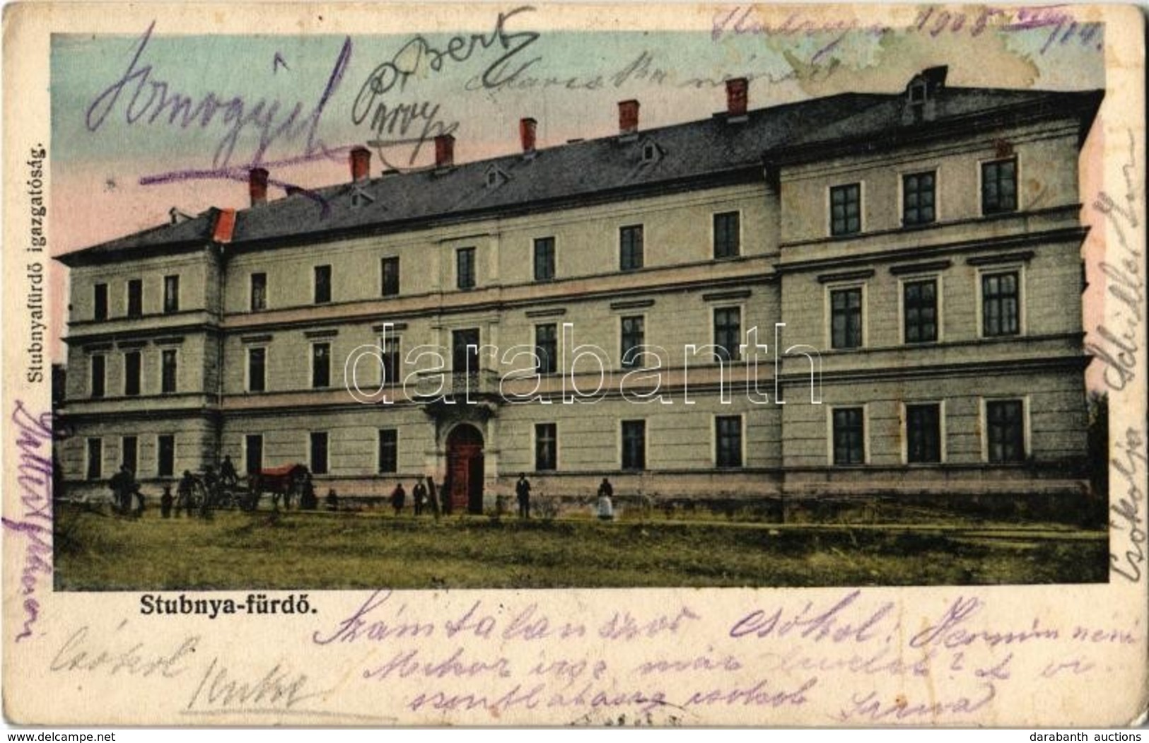 T2 1905 Stubnyafürdő, Túróchévíz, Stubnianske Teplice, Turcianske Teplice; Erzsébet Lak / Villa Hotel - Sin Clasificación